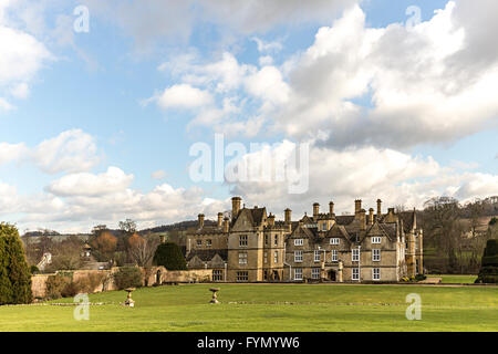 Brockhampton Park, Denkmalgeschütztes Gebäude jetzt aufgeteilt in Wohnungen, Gloucestershire, Cheltenham, England, UK Stockfoto