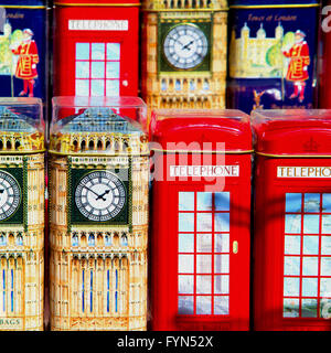 Souvenir in England London veraltet Symbol Stockfoto