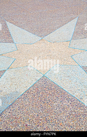 marble mosaic in old city   history travel Stockfoto