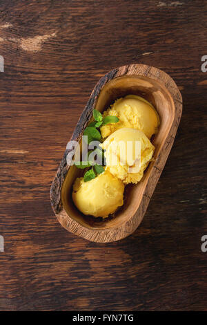 Mango-Eis Stockfoto