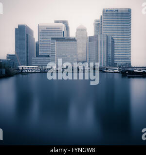 Bürogebäude in Canary Wharf, London, Vereinigtes Königreich Stockfoto