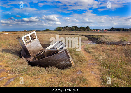 Die schönen Küstenort Thornham Staithe in der Nähe von Hunstanton in Norfolk Stockfoto