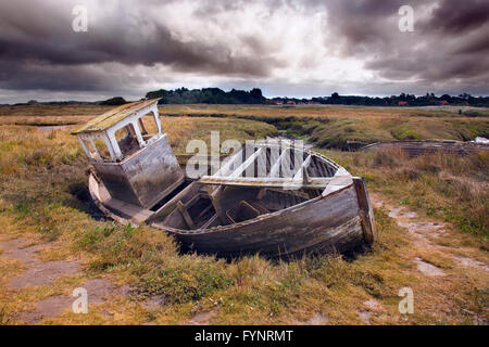 Die schönen Küstenort Thornham Staithe in der Nähe von Hunstanton in Norfolk Stockfoto