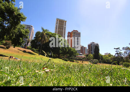 Plaza Barrancas de Belgrano in Buenos Aires Stockfoto