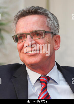 Bundesinnenminister Thomas de Maizière Stockfoto