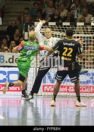 SC Magdeburg - Rhein-Neckar Löwen Stockfoto