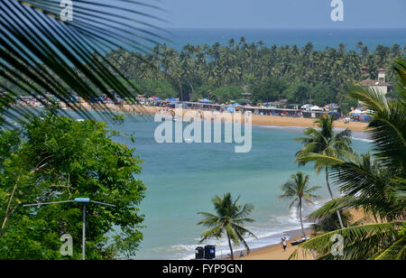 Strang, Unawatuna, Sri Lanka Stockfoto