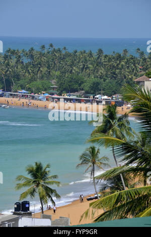 Strang, Unawatuna, Sri Lanka Stockfoto