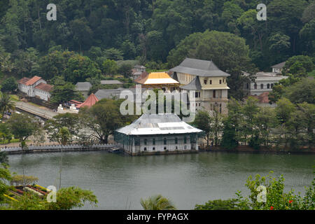 Tempel der heiligen Zahn-Reliquie, Sri Dalada Maligawa, Kandy, Sri Lanka Stockfoto