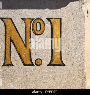 Symbol-Signal Street in London England Europa transportieren alte Stockfoto