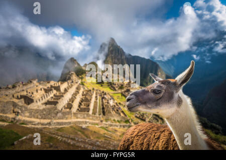 Machu Picchu, UNESCO-Weltkulturerbe. Eines der neuen sieben Weltwunder. Stockfoto