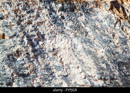schmutzige Stein in Italien weiß grauen Rock und Textur Stockfoto