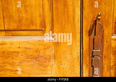 Europa Italien Antik schließen rostigen Sperre closeup Stockfoto