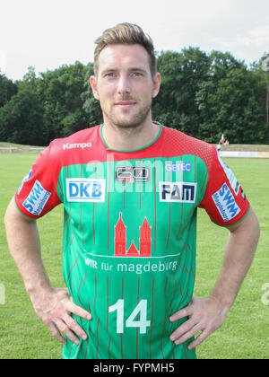 Jacob Bagersted (SC Magdeburg) Stockfoto