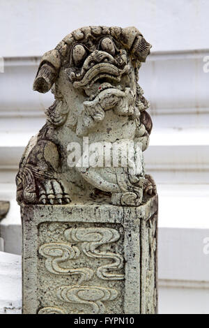 Monster-Dämon in der Tempel Bangkok Asien Spalte Stockfoto