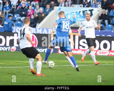 1.FC Magdeburg - SV Wehen Wiesbaden Stockfoto