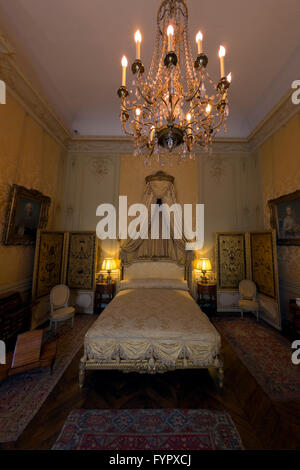 Das Bett der Madame, Musée Jacquemart-André, Paris, Frankreich, Europa Stockfoto