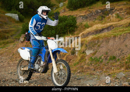 Motocross Stockfoto