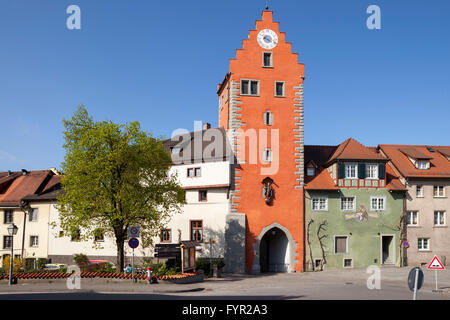 Obertor Torturm, Meersburg, Baden-Württemberg, Deutschland Stockfoto