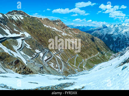 Sommer-Stilfser Joch (Italien) Stockfoto