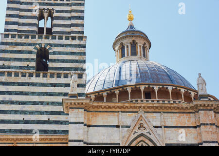 Duomo Di Siena Toskana Italien Europa Stockfoto