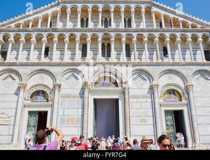 Duomo Di Pisa Kathedrale Piazza Dei Miracoli Tuscany Italien Europa Stockfoto