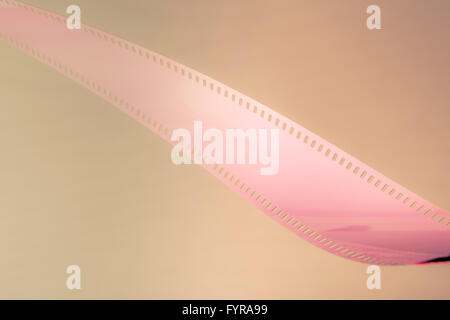 35mm Filmstreifen wie in Film und Fotografie eingesetzt Stockfoto