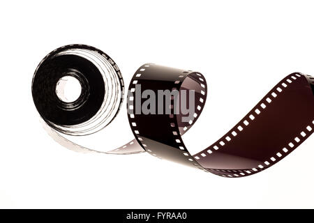 35mm Filmstreifen wie in Film und Fotografie eingesetzt Stockfoto