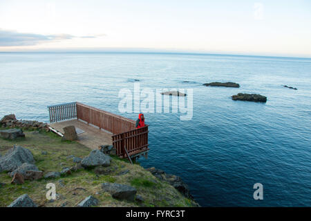 Skalanes Seydisfjordur Island Stockfoto