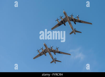 Tupolev Tu-95mc, russische strategische Bomber Stockfoto