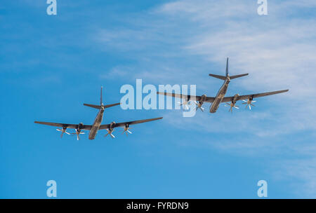 Tupolev Tu-95mc, russische strategische Bomber Stockfoto