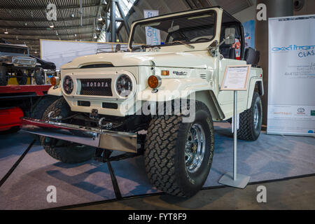 Kompakte SUV Toyota Land Cruiser J40, 1977. Stockfoto