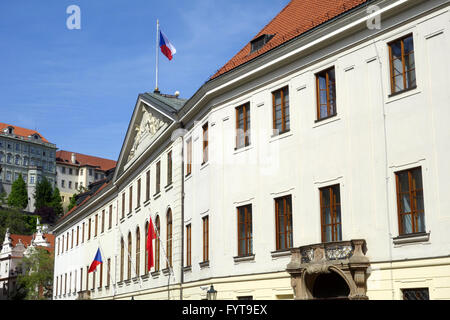 Tschechischen Parlament in Prag am Hradschin Stockfoto