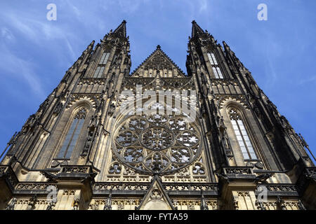 St.-Veits-Dom in Prag Stockfoto