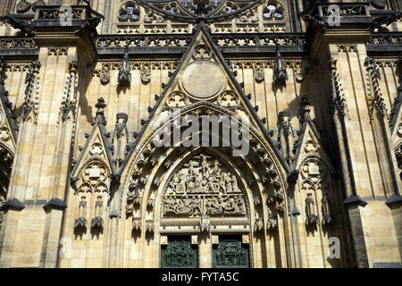 St.-Veits-Dom in Prag Stockfoto