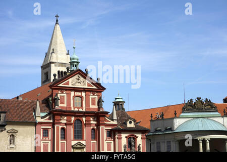 Kloster des Heiligen Georg in Prag Stockfoto