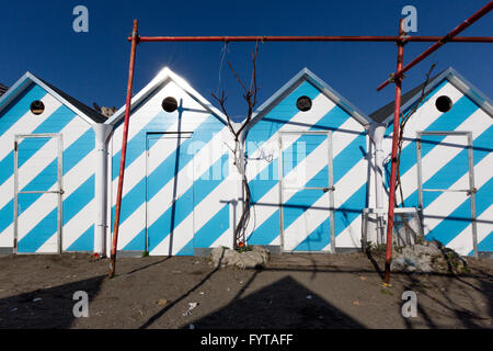 Neapel (Italien) - Mergellina, Fischer-Strand Stockfoto