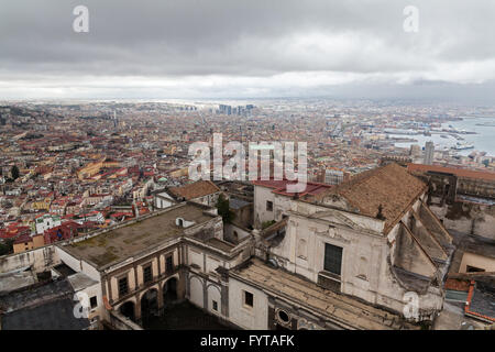 Neapel (Italien) - Blick von San Martino Stockfoto