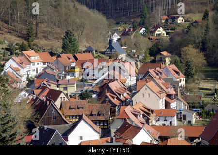 Stolberg im Harz. Ost-Deutschland Stockfoto