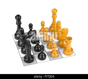 Schachfiguren Stockfoto