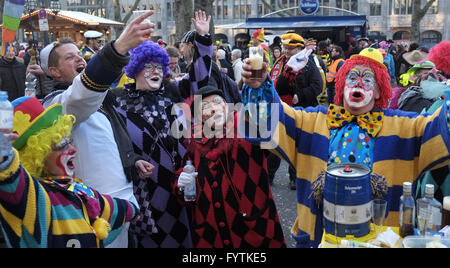 Karneval in Düsseldorf Stockfoto