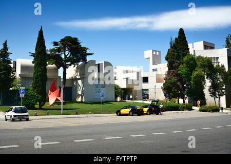 Die Fundació Joan Miró, Centre d ' Estudis d ' Art Contemporani - Joan Miró Foundation- Stockfoto