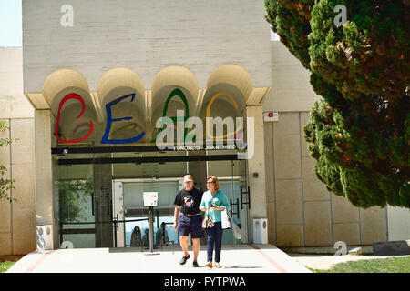 Die Fundació Joan Miró, Centre d ' Estudis d ' Art Contemporani - Joan Miró Foundation - ist ein Museum für moderne Kunst, Joan Mir zu Ehren Stockfoto