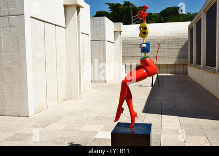 Die Fundació Joan Miró, Centre d ' Estudis d ' Art Contemporani - Joan Miró Foundation- Stockfoto