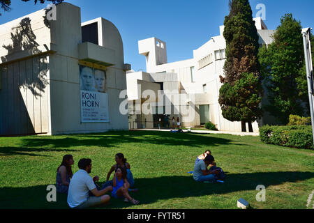 Die Fundació Joan Miró, Centre d ' Estudis d ' Art Contemporani - Joan Miró Foundation- Stockfoto