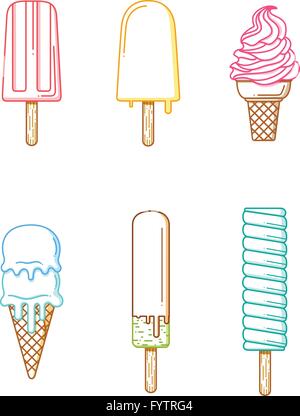 Eis eine EISSTAB Stock Vektor