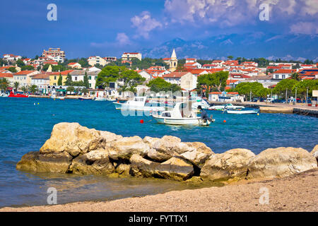 Novalja-Strand und dem Meer auf der Insel Pag Stockfoto