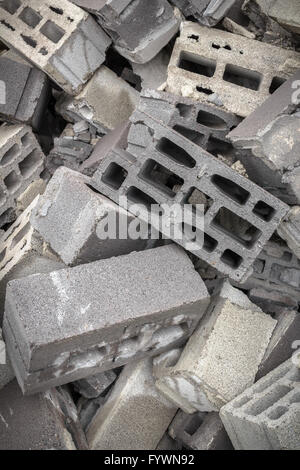 Betonsteine Stockfoto