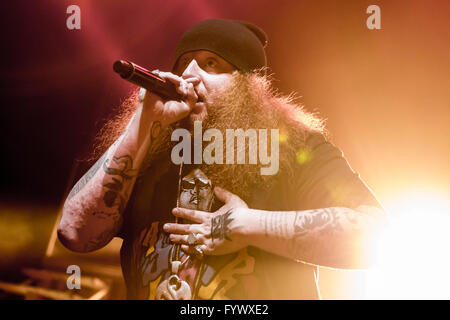 Detroit, Michigan, USA. 24. April 2016. RITTZ Durchführung der Tech N9ne unabhängige Kraftpaket Tour an The Fillmore in Detroit, MI am 24. April 2016 © Marc Nader/ZUMA Draht/Alamy Live News Stockfoto