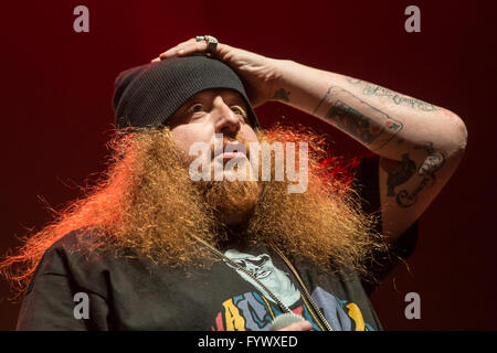 Detroit, Michigan, USA. 24. April 2016. RITTZ Durchführung der Tech N9ne unabhängige Kraftpaket Tour an The Fillmore in Detroit, MI am 24. April 2016 © Marc Nader/ZUMA Draht/Alamy Live News Stockfoto